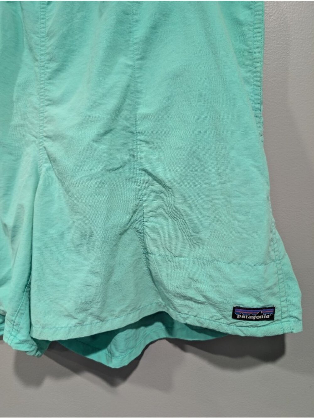 Patagonia Shorts Mens Green Nylon Lined Baggies Swim Drawstring 6 Inch Sz XXL - Picture 4 of 16